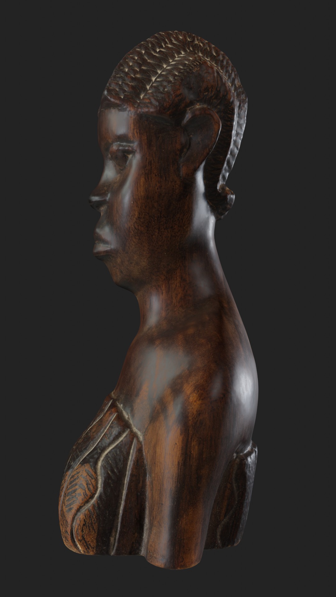 African wooden figurine preview image 4